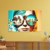 カリフォルニアドリーミングキャンバス キャンバスプリント (インサイチュ (リビング))