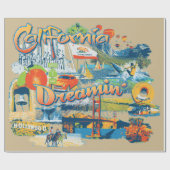 カリフォルニアドリーミングギフト与えズ ラッピングペーパー (フラット)