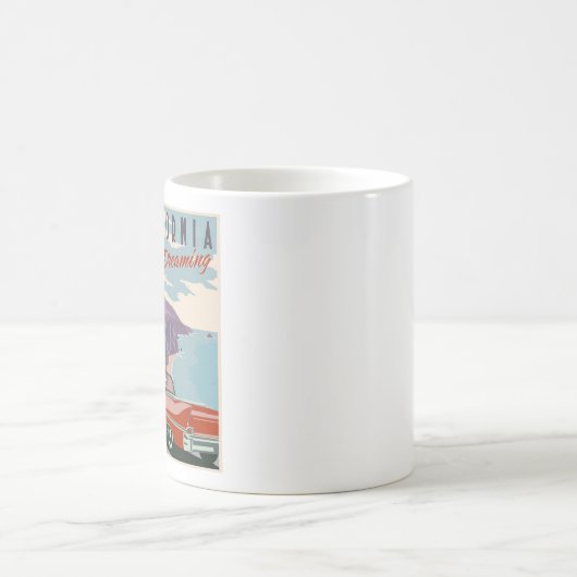 カリフォルニアドリーミングコーヒーマグ – サイズ11oz コーヒーマグカップ (中央)
