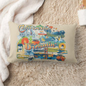 カリフォルニアドリーミングホームデコール ランバークッション (ブランケット)