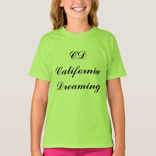 カリフォルニアドリーミングモノグラム Tシャツ (正面)