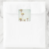 カリフォルニアドリーミングレトロパームツリー写真 スクエアシール (バッグ)