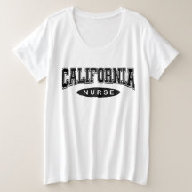 カリフォルニアナースオーバーサイズのグラフィックTシャツ