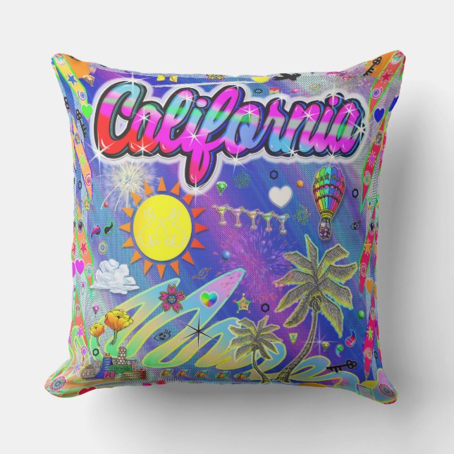 カリフォルニアニューエラピロー アウトドアクッション (正面)
