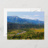 カリフォルニアハイウェイ108ソノラパス ポストカード (正面/裏面)