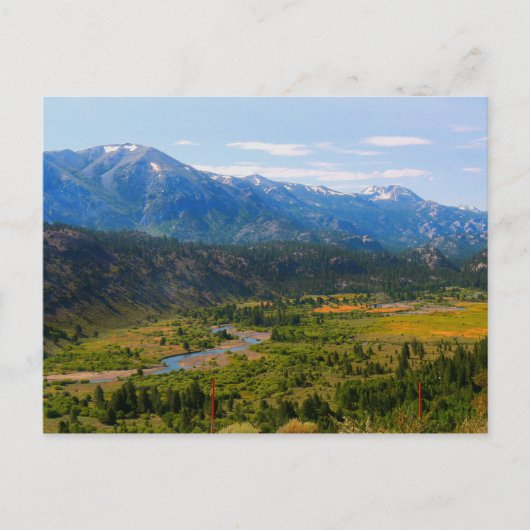 カリフォルニアハイウェイ108ソノラパス ポストカード (正面)