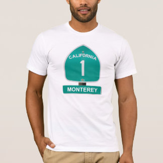 カリフォルニアハイウェー1のモンテレーのTシャツ Tシャツ