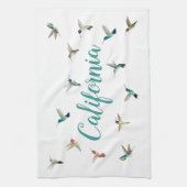 カリフォルニアハミングバーズキッチンタオル キッチンタオル (縦)