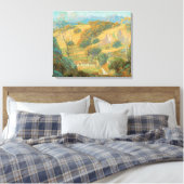 カリフォルニアバレーファームモーリスブラウンファインアート キャンバスプリント (インサイチュ (寝室))