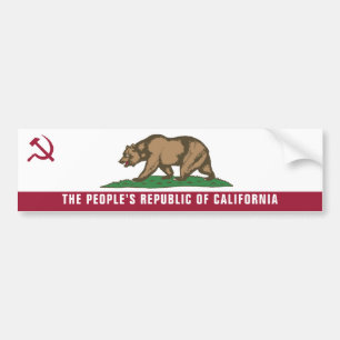 カリフォルニアバンパーステッカーの人民共和国 バンパーステッカー