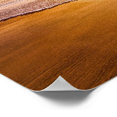 カリフォルニアパシフィック海サンセットビーチ ポスター (角)