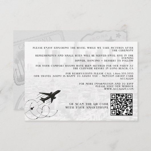 カリフォルニアパスポートの詳細 エンクロージャーカード (正面/裏面)