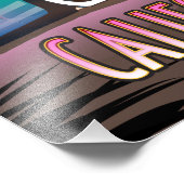 カリフォルニアパラダイスサンセット フォトプリント            (角)