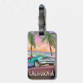 カリフォルニアパラダイスサンセット ラゲッジタグ (裏面縦)