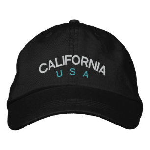 カリフォルニアパーソナライズされた州USAアジャスタブルハット 刺繍入りキャップ