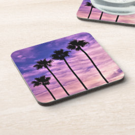 カリフォルニアパームツリーサンセット コースター