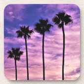 カリフォルニアパームツリーサンセット コースター (正面)