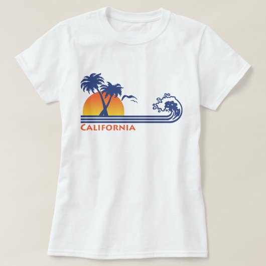 カリフォルニアパームツリーズ Tシャツ (デザイン正面)