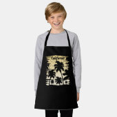 カリフォルニアパームツリー エプロン (着用した状態)