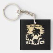 カリフォルニアパームツリー キーホルダー (正面)