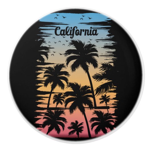 カリフォルニアパームツリー セラミックノブ (正面)
