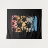 カリフォルニアパームツリー タペストリー (正面(横))