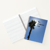 カリフォルニアパームツリー ノートブック (内部)