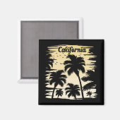 カリフォルニアパームツリー マグネット (正面/裏面)