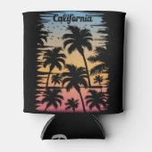 カリフォルニアパームツリー 缶クーラー (正面)