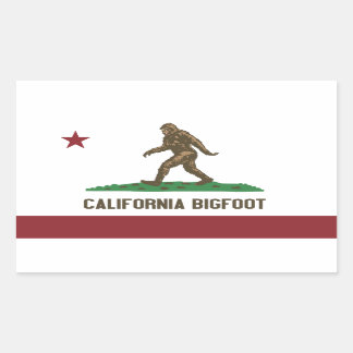カリフォルニアビッグフット 長方形シール