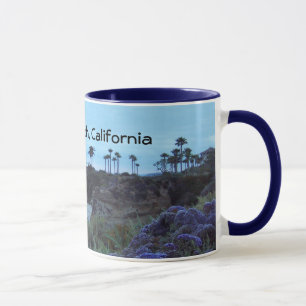 カリフォルニアビーチのかわいらしい沿岸日没 マグカップ