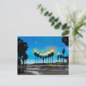 カリフォルニアビーチのハヌカーの郵便はがき シーズンポストカード (スタンド正面)