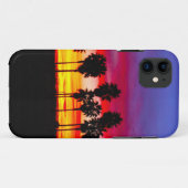 カリフォルニアビーチのヤシの木のIphoneの場合4 4S 5 Case-Mate iPhoneケース (裏面(横))