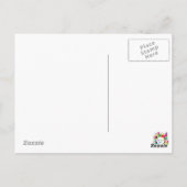 カリフォルニアビーチの郵便はがき ポストカード (裏面)