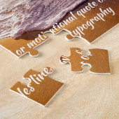 カリフォルニアビーチウェーブズシースケープ感動的DIY ジグソーパズル (側面)