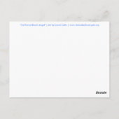 カリフォルニアビーチエンジェルはがき ポストカード (裏面)