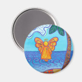 カリフォルニアビーチエンジェル マグネット (正面/裏面)
