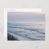 カリフォルニアビーチカスタムサンセットラジョラポストカード ポストカード (正面/裏面)