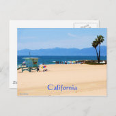 カリフォルニアビーチカリフォルニア ポストカード (正面/裏面)