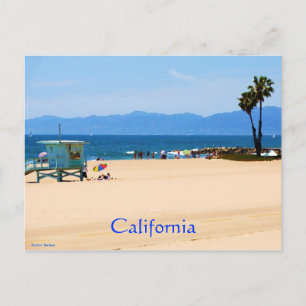 カリフォルニアビーチカリフォルニア ポストカード