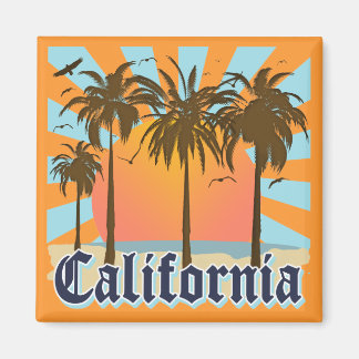 カリフォルニアビーチサンセット マグネット