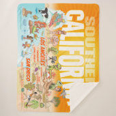 カリフォルニアビーチパラダイス シェルパブランケット (正面)