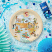 カリフォルニアビーチパラダイス ペーパープレート (パーティー)