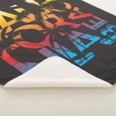 カリフォルニアビーチポスター シェルパブランケット (3/4)