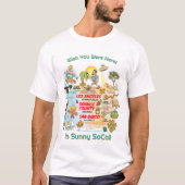 カリフォルニアビーチライフシャツ Tシャツ (正面)