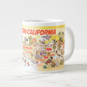 カリフォルニアビーチライフ ジャンボコーヒーマグカップ (正面右)