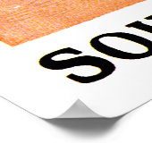 カリフォルニアビーチヴィンテージトラベル ポスター (角)