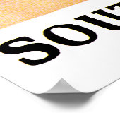 カリフォルニアビーチヴィンテージ旅行ポスター ポスター (角)