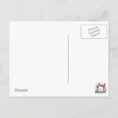 カリフォルニアビーチ場面郵便はがき ポストカード (裏面)