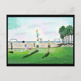 カリフォルニアビーチ夏 ポストカード